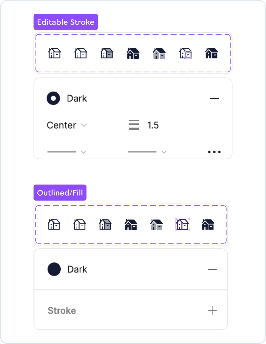 Figma icon library