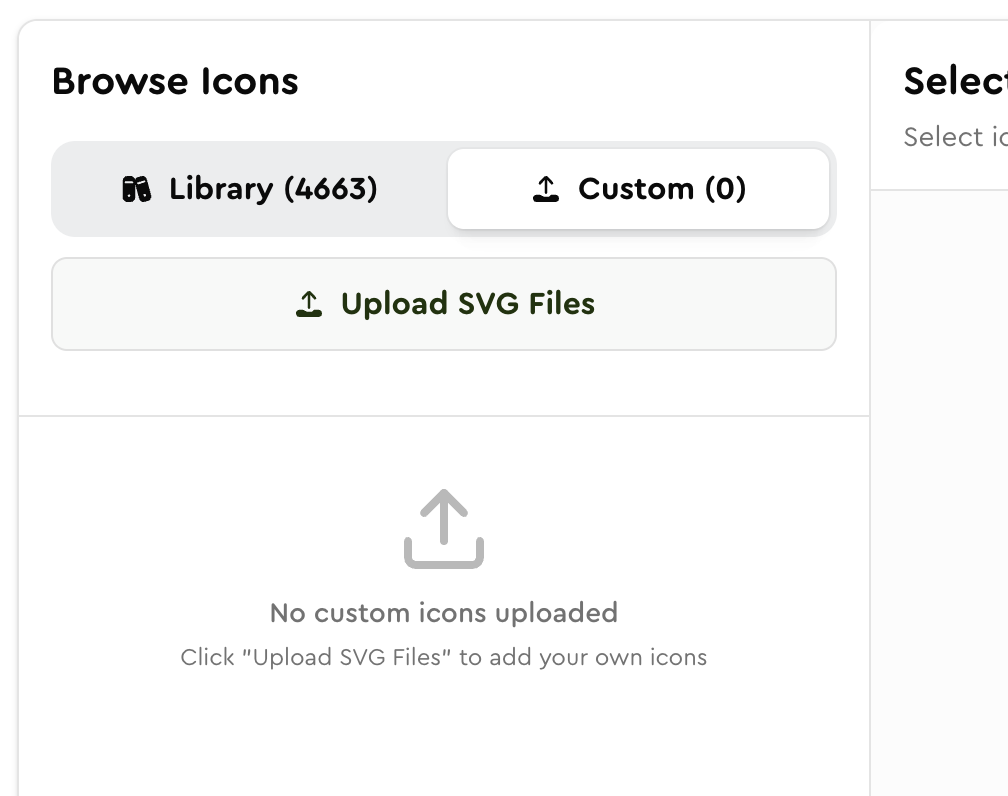 Open the Tool & Select "Custom"