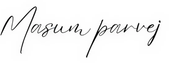Masum parvej signature